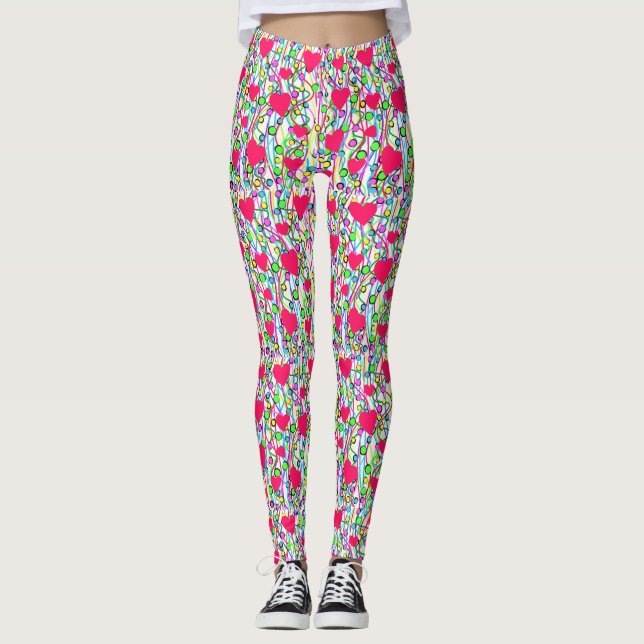Leggings Corazones de San Valentín (Anverso)