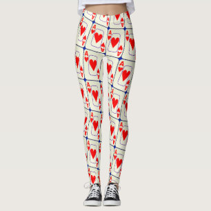 LEGGINGS CORAZONES DEL AS