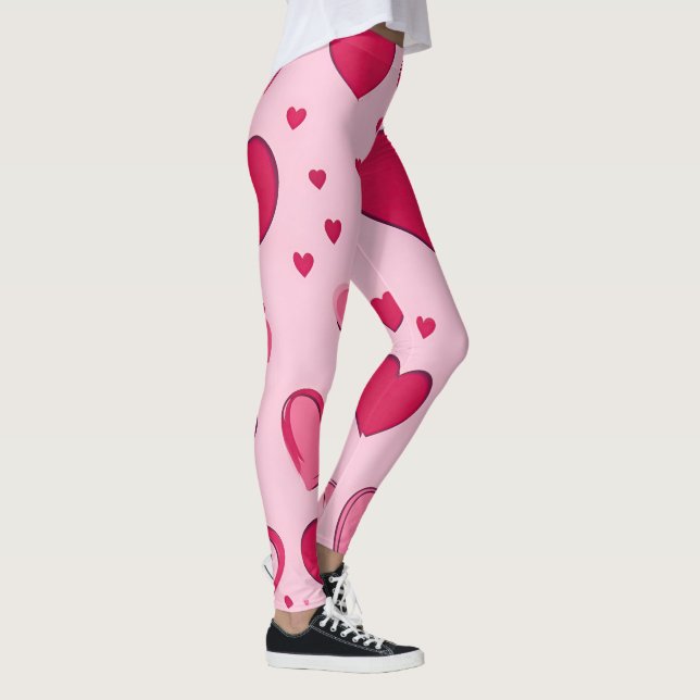 Leggings Corazones día de San Valentín 01 (Derecha)