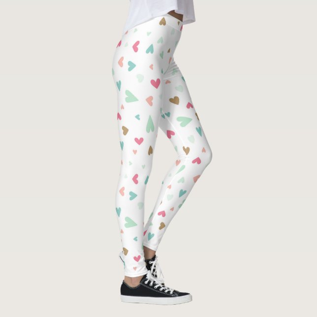 Leggings Corazones - Piernas (Derecha)