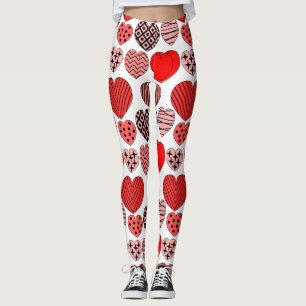 Leggings Corazones repetitivos