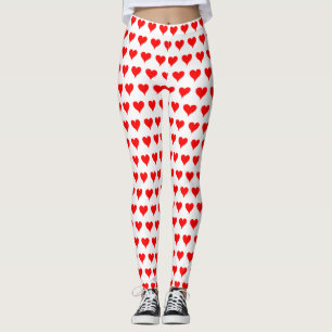 Leggings Corazones rojos de San Valentín
