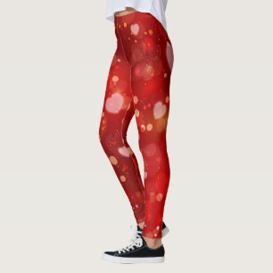 Leggings Corazones rojos y Bokeh