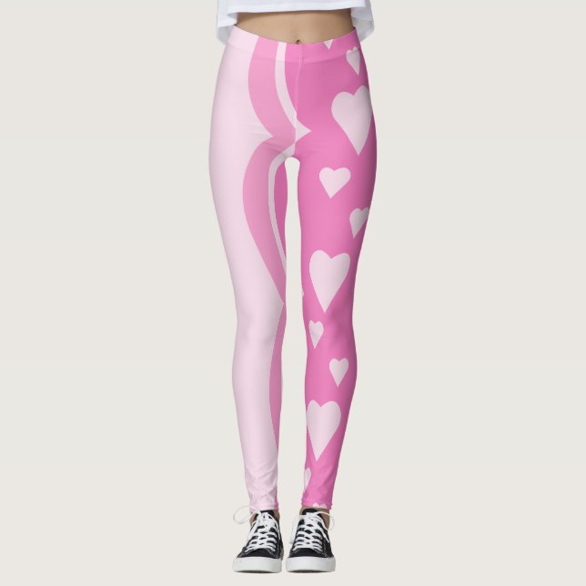 Leggings Corazones rosados (Anverso)