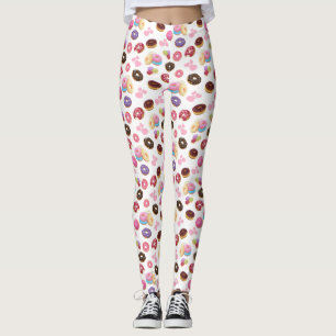 Leggings Corazones y donuts coloridos y sabrosos