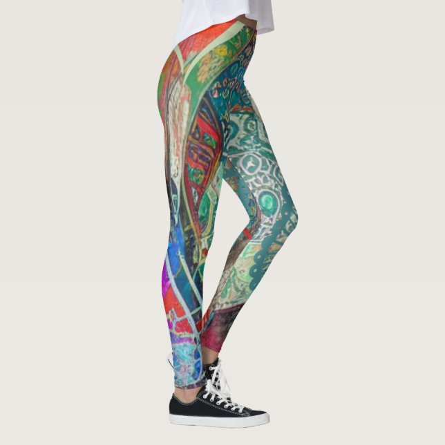 Leggings Corazones y paisley (Derecha)