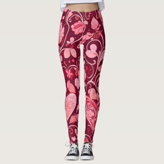Leggings Corazones Y Vides |