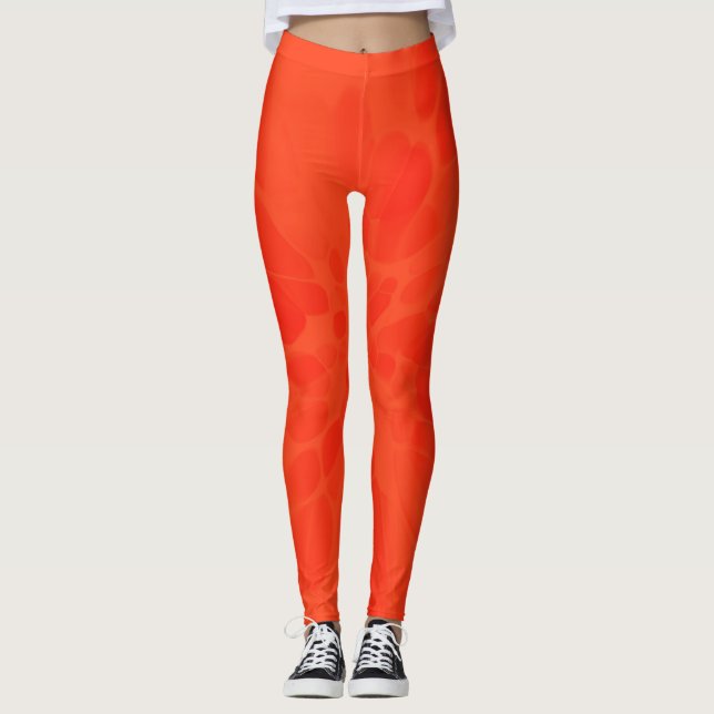 Leggings Corbata naranja teñida (Anverso)
