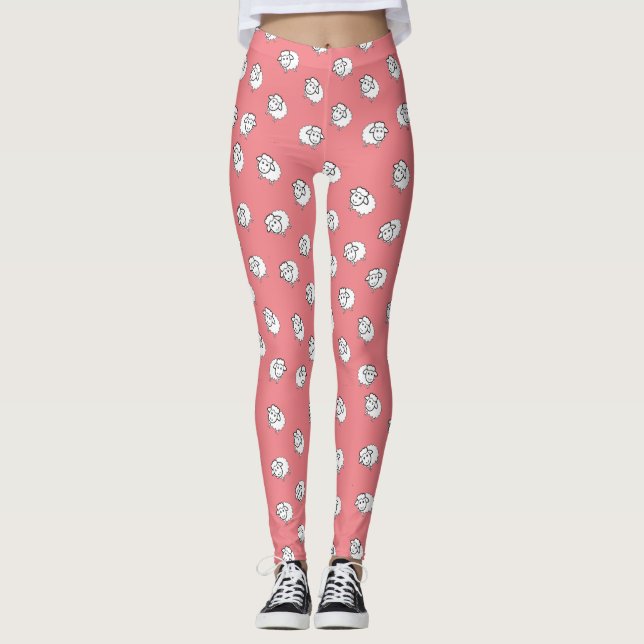 Leggings Cordero rosa (Anverso)