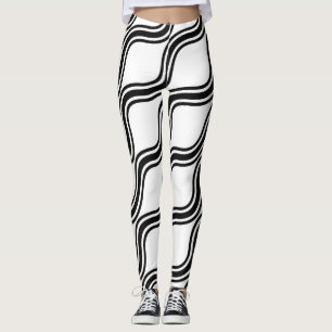 Leggings cordones de olas