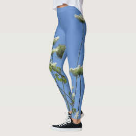 Leggings Corfu Cream Wildflowers