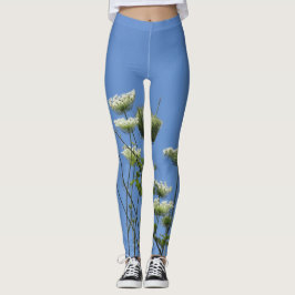 Leggings Corfu Cream Wildflowers