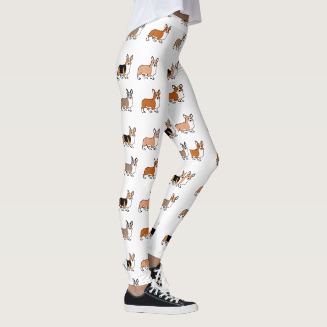 Leggings corgi galés del pembroke todos los dibujos (Derecha)