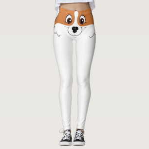 Leggings Corgi sonriente