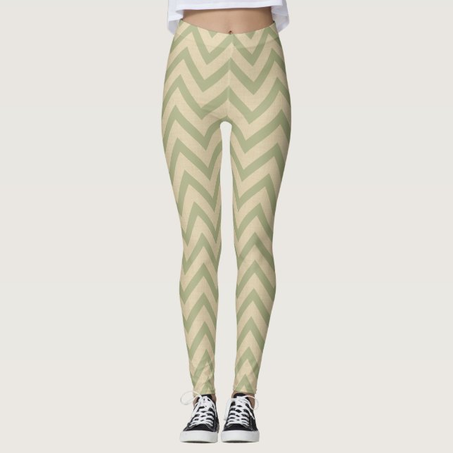 Leggings Coriander Spice moods Chevrons (Anverso)