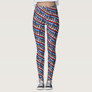 Leggings Coro de Perros Divertidos ¡Ladra! Pun de Villancic