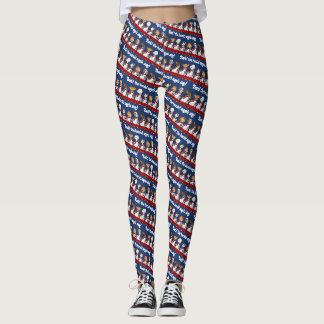 Leggings Coro de Perros Divertidos ¡Ladra! Pun de Villancic