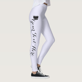 Leggings Corona Lavanda Personalizada