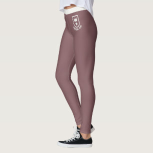 Leggings Corona Neutral de Palo de Rosa Vintage Personaliza