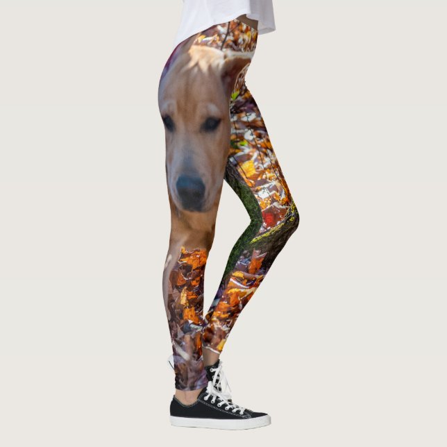 Leggings ¡Corra como un laboratorio! Polainas (Derecha)