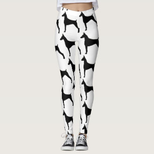 Leggings Corra con su doberman