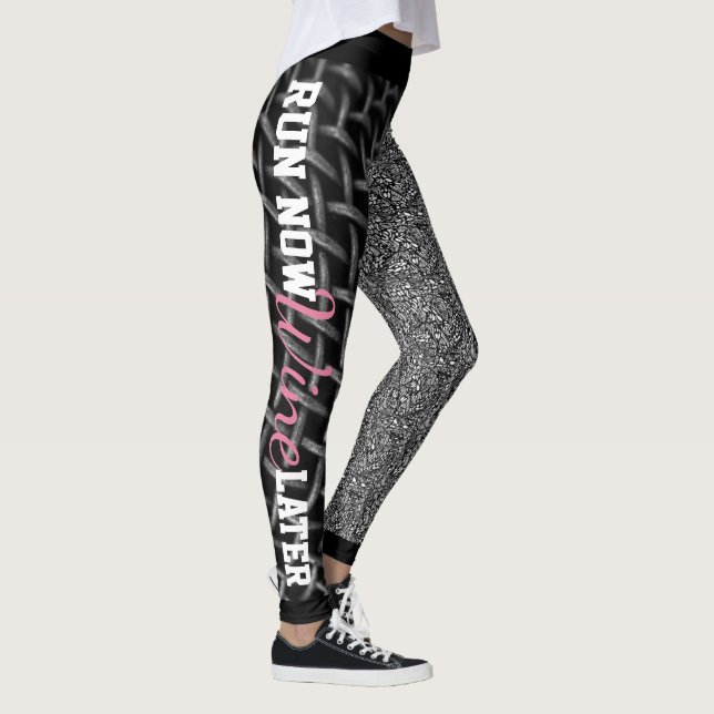 Leggings Corre Ahora, Vino Más Tarde (Derecha)