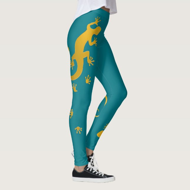 Leggings Corriendo oro Gecko + tu trasero. e ideas (Derecha)