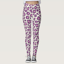 Corte Purple Bold y hermoso animal leopardo