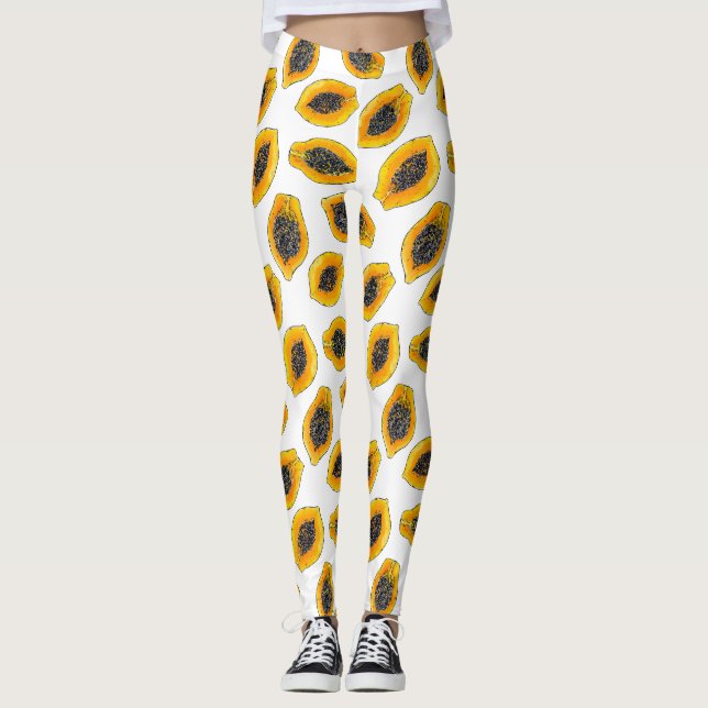Leggings Cortes de papaya (Anverso)
