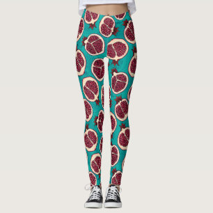 Leggings Cortes granadas de turquesa