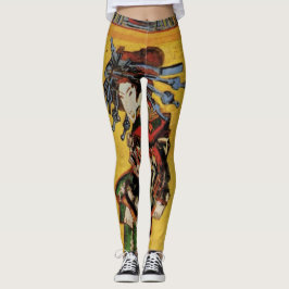 Leggings Cortesana japonesa Oiran por Vincent van Gogh