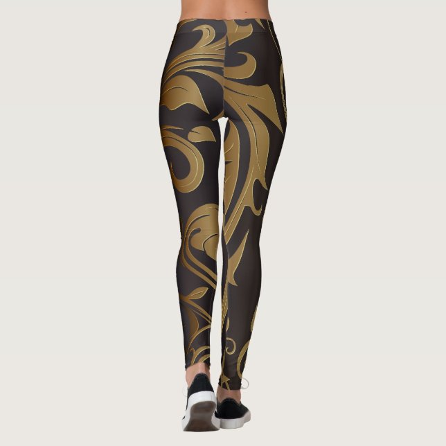 Leggings Cortinas doradas 3 (Reverso)