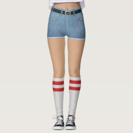 Leggings Cortometrajes falsos y calcetines