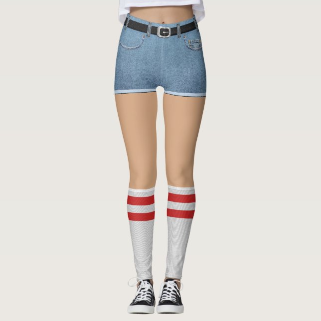 Leggings Cortometrajes falsos y calcetines (Anverso)