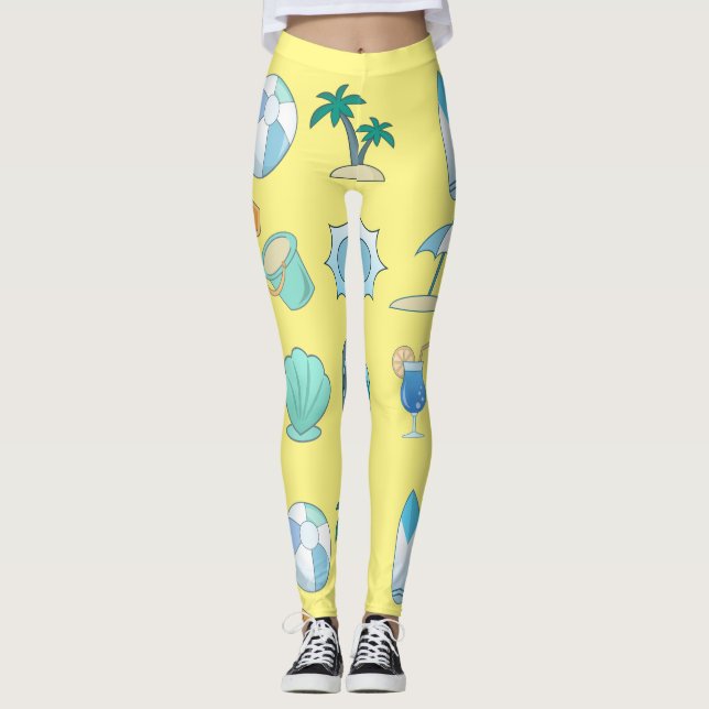 Leggings Cosas de vida en la playa Thunder_Cove (Anverso)