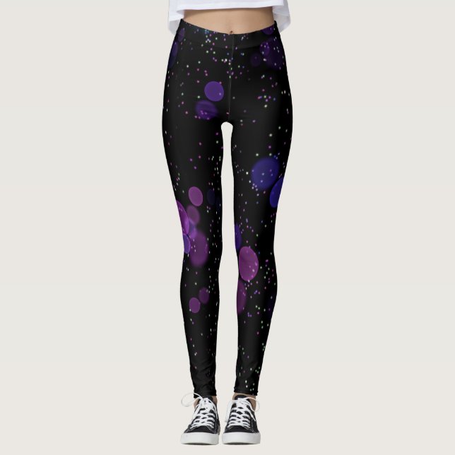 Leggings Cosmic Bubble Flow (Anverso)