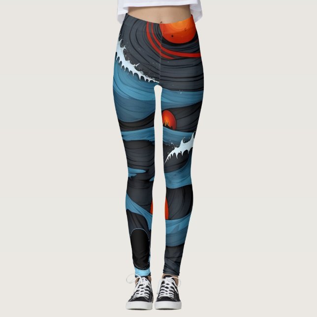 Leggings Cosmic Tides (Anverso)