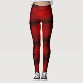 Leggings Cósmico negro y rojo