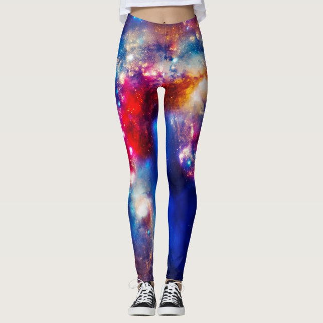 Leggings Cosmos coloridos (Anverso)