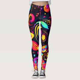 Leggings Cosmos Psicodélicos Florales