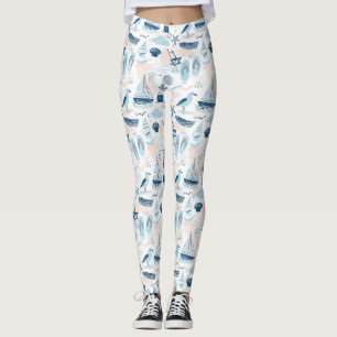 Leggings Costa Nautica Verano Azul Rosa (2)