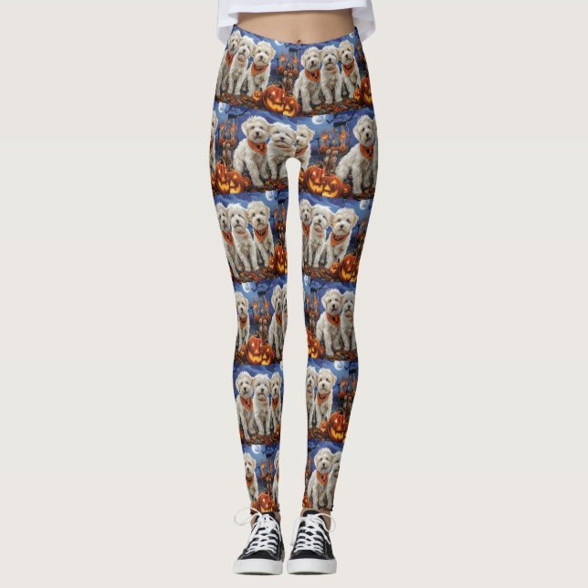 Leggings Coton De Tulear Halloween Spooky (Anverso)