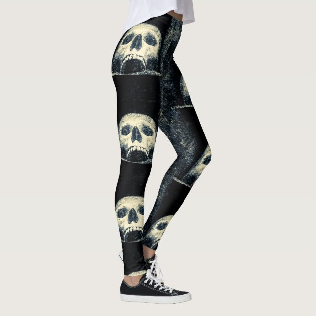 Leggings Cráneo de Halloween (Derecha)