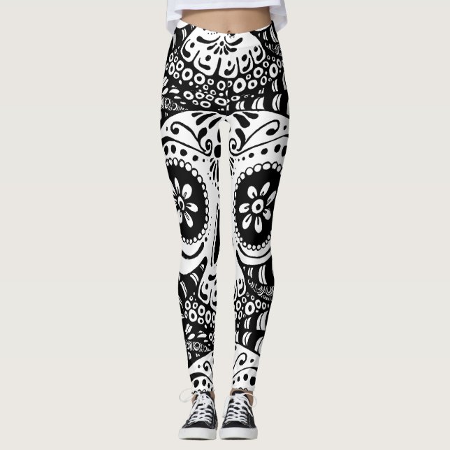 Leggings Cráneo del azúcar (Anverso)
