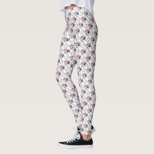 Leggings Cráneo del pirata con bandera pirata/polainas
