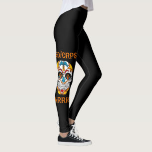 Leggings Cráneo… RSD/CRPS del guerrero/del azúcar