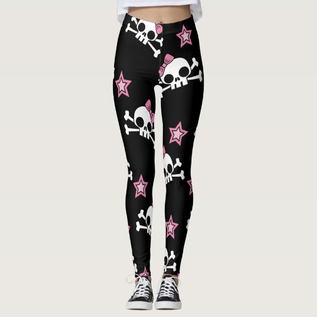 Leggings Cráneos femeninos (Anverso)