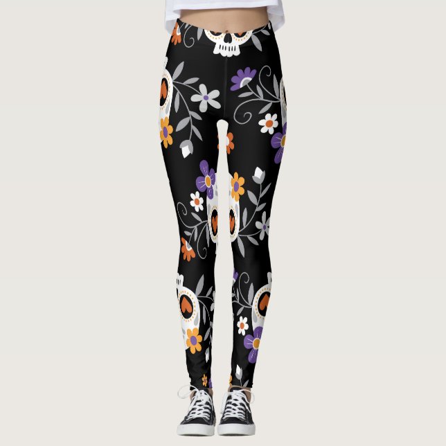 Leggings Cránulos de azúcar cortados a mano (Anverso)