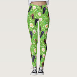Leggings Cránulos Y Coffins Halloween