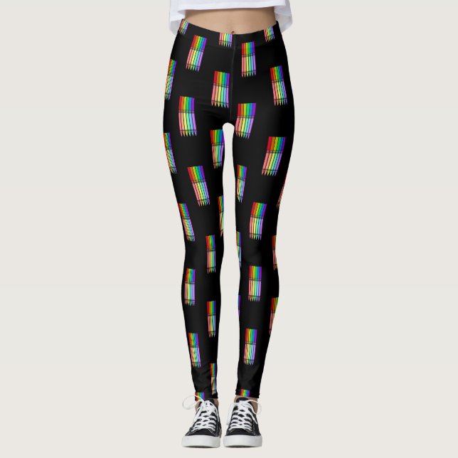Leggings Crayón arcoiris (Anverso)